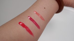(L to R) Wonderland, Framboise Etoile and Corail Cabriole
