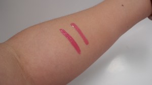 (L to R) YSL Rose Libre and Too Faced Peony