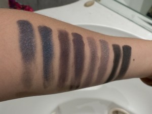 (L to R) Midnight, Temper, Haze, Noir dry/wet