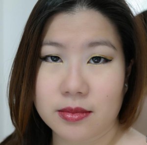 black and gold liner